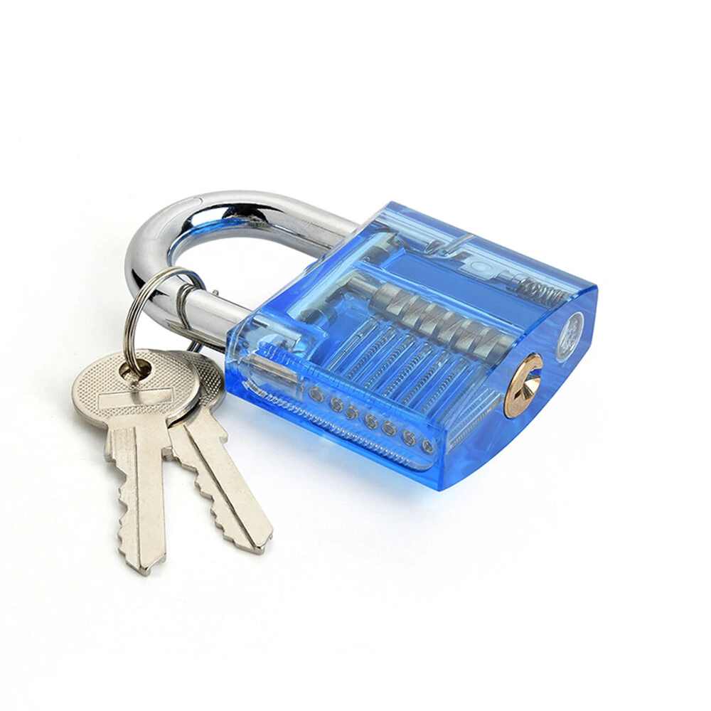 16PCS Locksmith Practice Kit - 3 in 1 Transparent Lock Set with Key Extractor - Image 2
