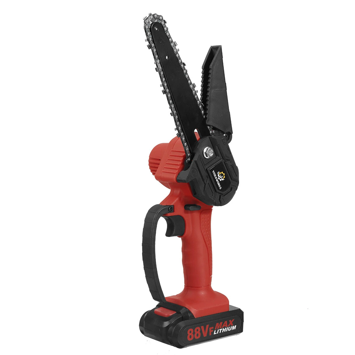VIOLEWORKS 6 Inch 88VF Cordless Electric Chain Saw | One-Hand Wood Cutter - Image 4