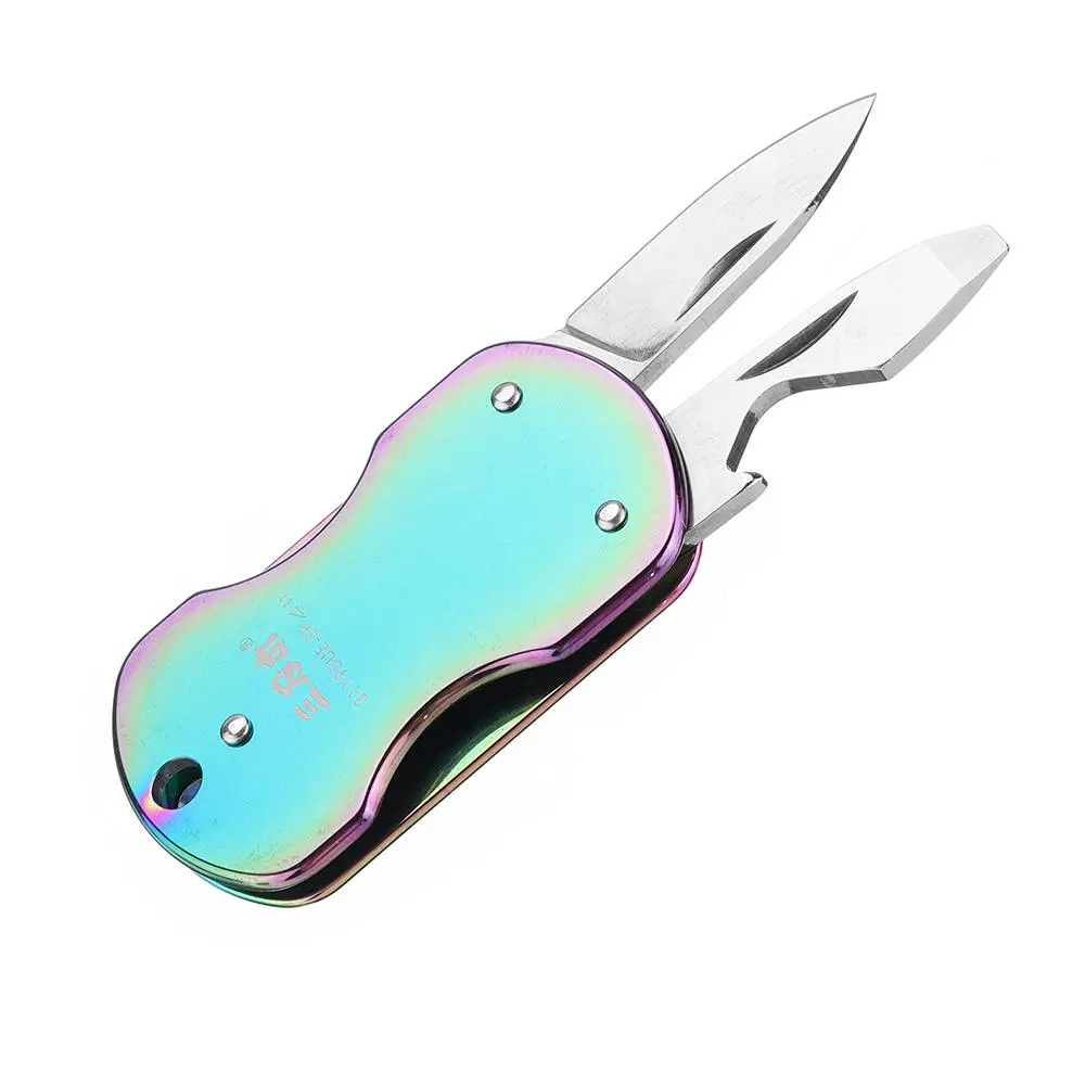 Sanrenmu 3-Blade Multifunction Tool | Mini Folding Bottle Opener for Camping EDC - Image 5