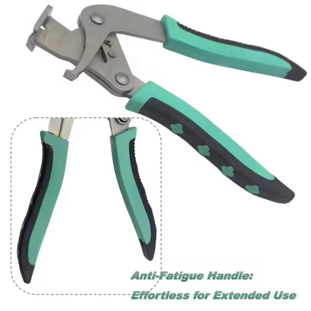 Professional Car Trim Clip Removal Tool Kit - Alloy Steel Spring-Loaded Pliers | Anti-Slip PVC Handle - Image 3