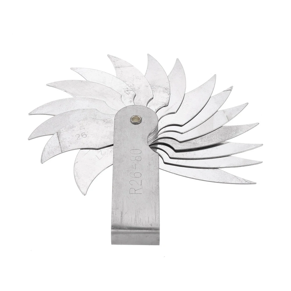 R26-80mm Radius Gauge Set - External & Internal Concave Convex Measuring Tool - Image 5