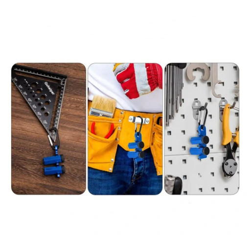 Swanson Tool Co. Tall Stair Gauges | Framing Square Jig with Holder & Carabiner - Image 4