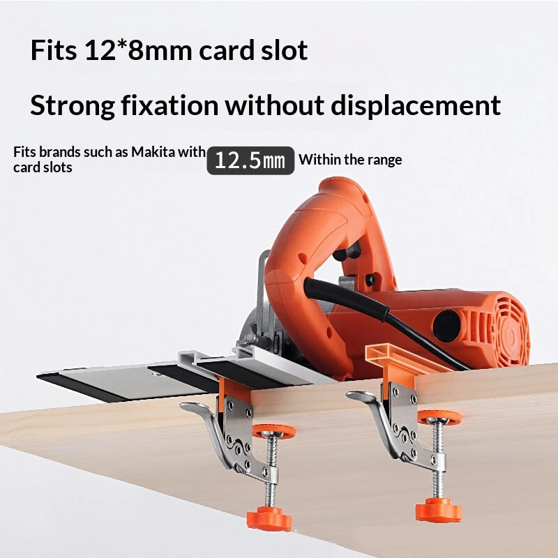 Makita Festool Track Saw Guide Rail Clamp - 2PCS Set for Guide Rail System - Image 3