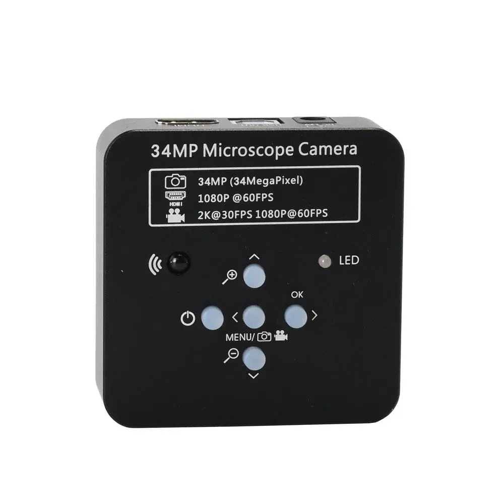 HAYEAR 34MP HDMI USB Digital Microscope Camera | 180X C-Mount Lens & 56 LED Light - Image 5