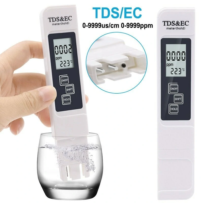 TDS Meter Digital Water Tester - 0-9990ppm High Accuracy | LCD PPM for Aquarium - Image 2