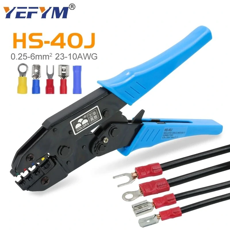 HS-40J Carbon Steel Multifunctional Plier | Crimping Tool for Cap/Coaxial Cable | 230mm - Image 4
