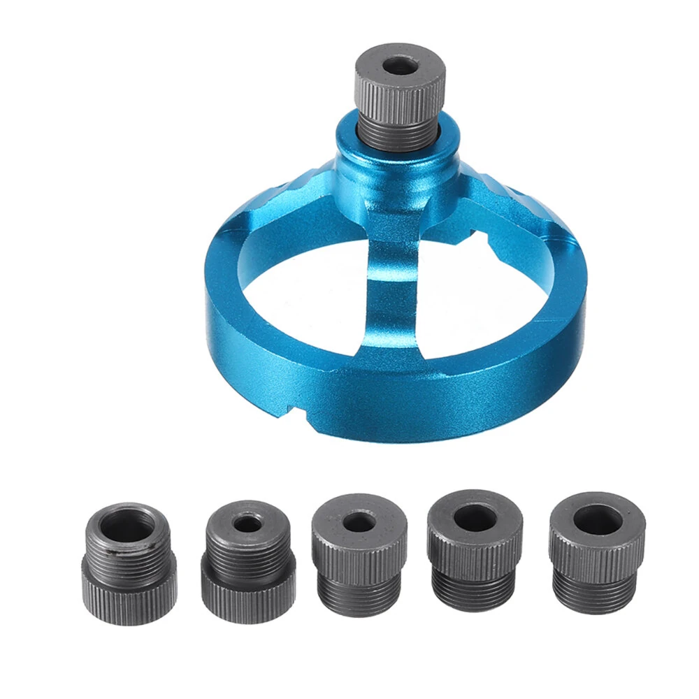 Aluminum Drill Guide Fixture | 5-10mm Vertical Punch Locator for Woodworking - Image 2