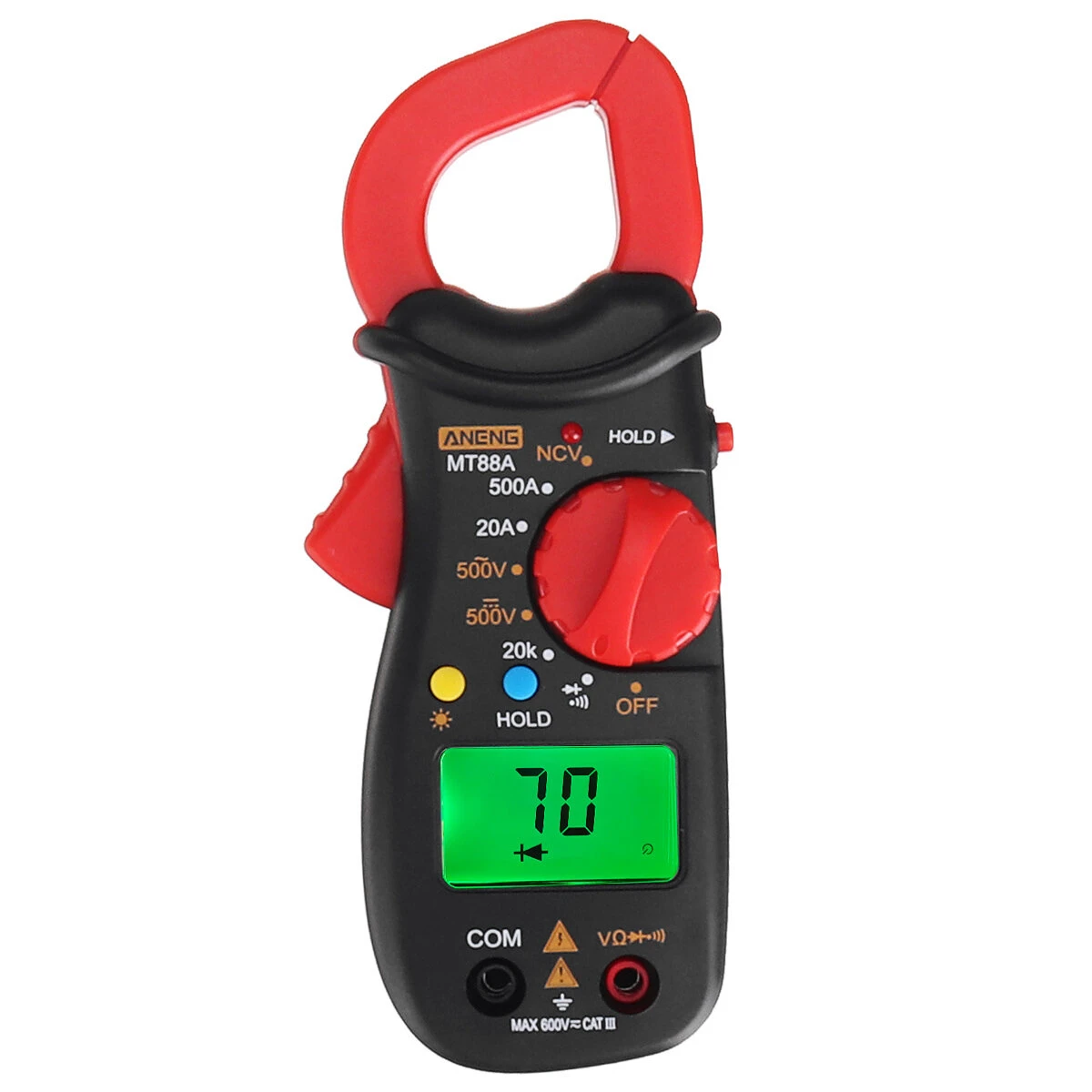 ANENG MT88A Digital Clamp Meter Multimeter | AC/DC Voltage Current Tester - Image 2