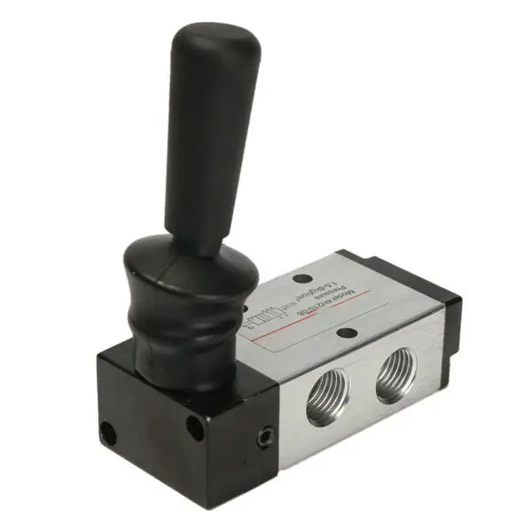 5 Port 2 Position Pneumatic Control Valve | 1/4 Inch PT Port | Hand Lever Operated 4H210-08 - Image 2