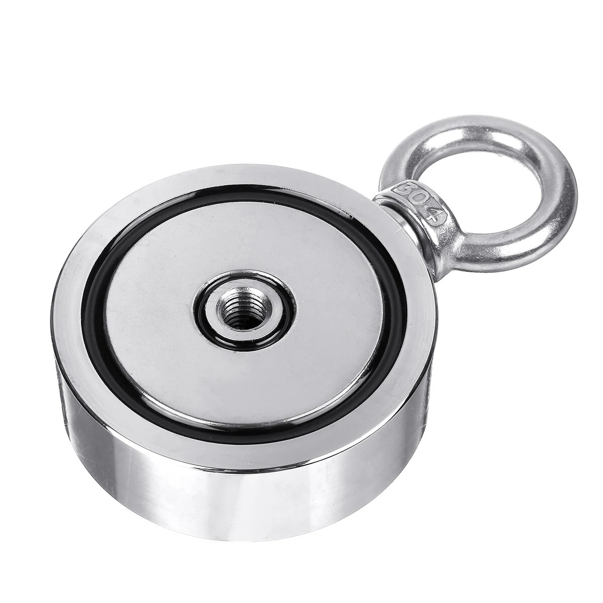 Double Side 400KG Fishing Magnet - Strong Recovery Salvage Tool with 10/20M Rope & Gloves - Image 2