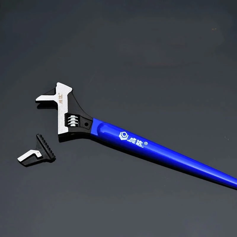 4-in-1 12 Adjustable Pipe Wrench - Universal Grip Tool Kit | Hardware - Image 4