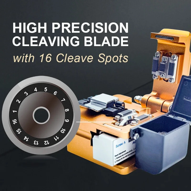 S09 Fiber Cleaver - High Precision 80-150μm | 48,000 Cuts | Auto Blade Reposition - Image 3