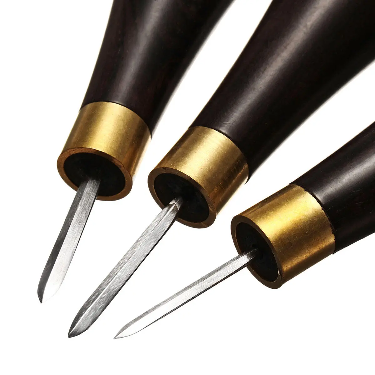 WUTA Leather Craft Diamond Stitching Awl - Ebony Blackwood Handle Sewing Kit - Image 3