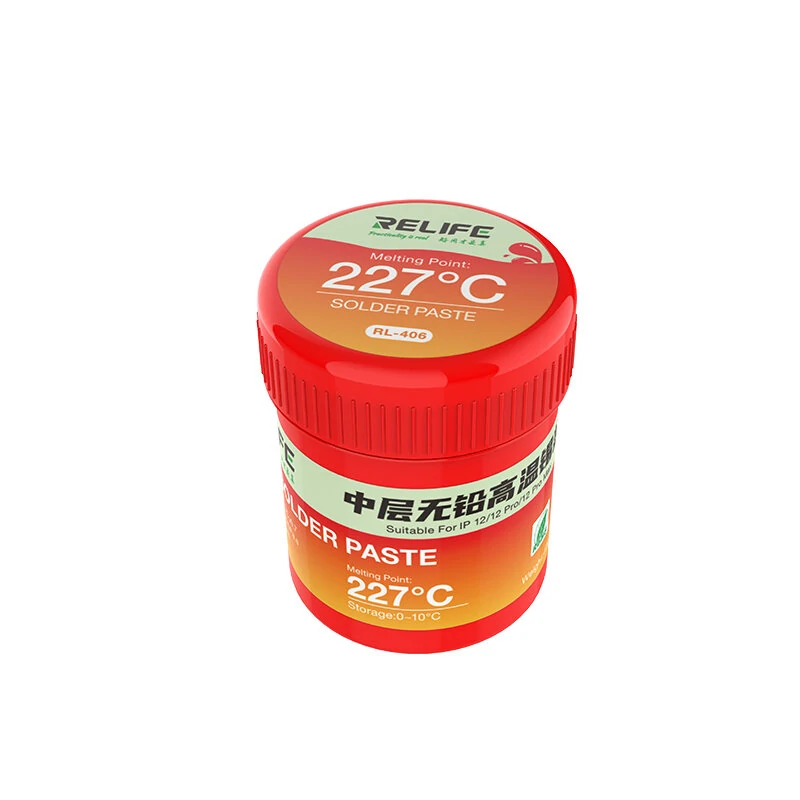 RELIFE RL-406 Lead-free Solder Paste | High Temp 227°C for iPhone Huawei Repair - Image 2