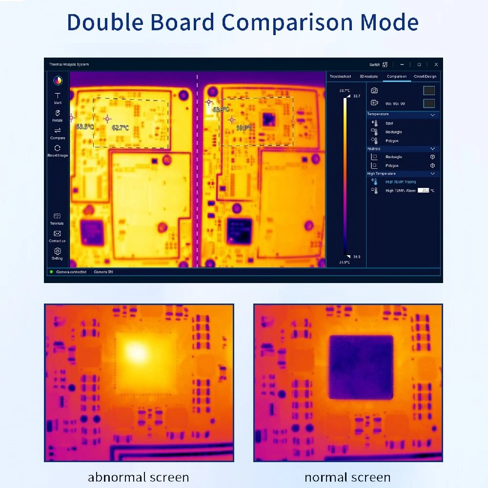 AV TOOLTOP T220/T220PRO Thermal Imager | 256x192 IR 3D Image -15°C to +600°C | 30mm Macro Lens, High-Temp Alarm & Leak Inspection - Image 4