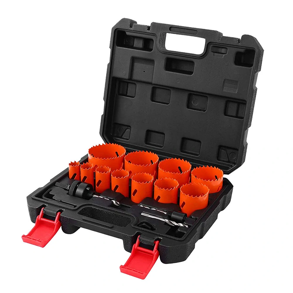 Drillpro 17pcs Bi-Metal Hole Saw Set | 19-64mm for Wood & Metal Drilling - Image 2