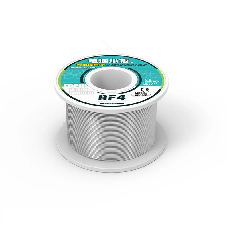 RF4 106D 0.6mm Soldering Tin Wire | For 18650 Battery & Nickel Sheet | Mobile Phone Repair - Image 2