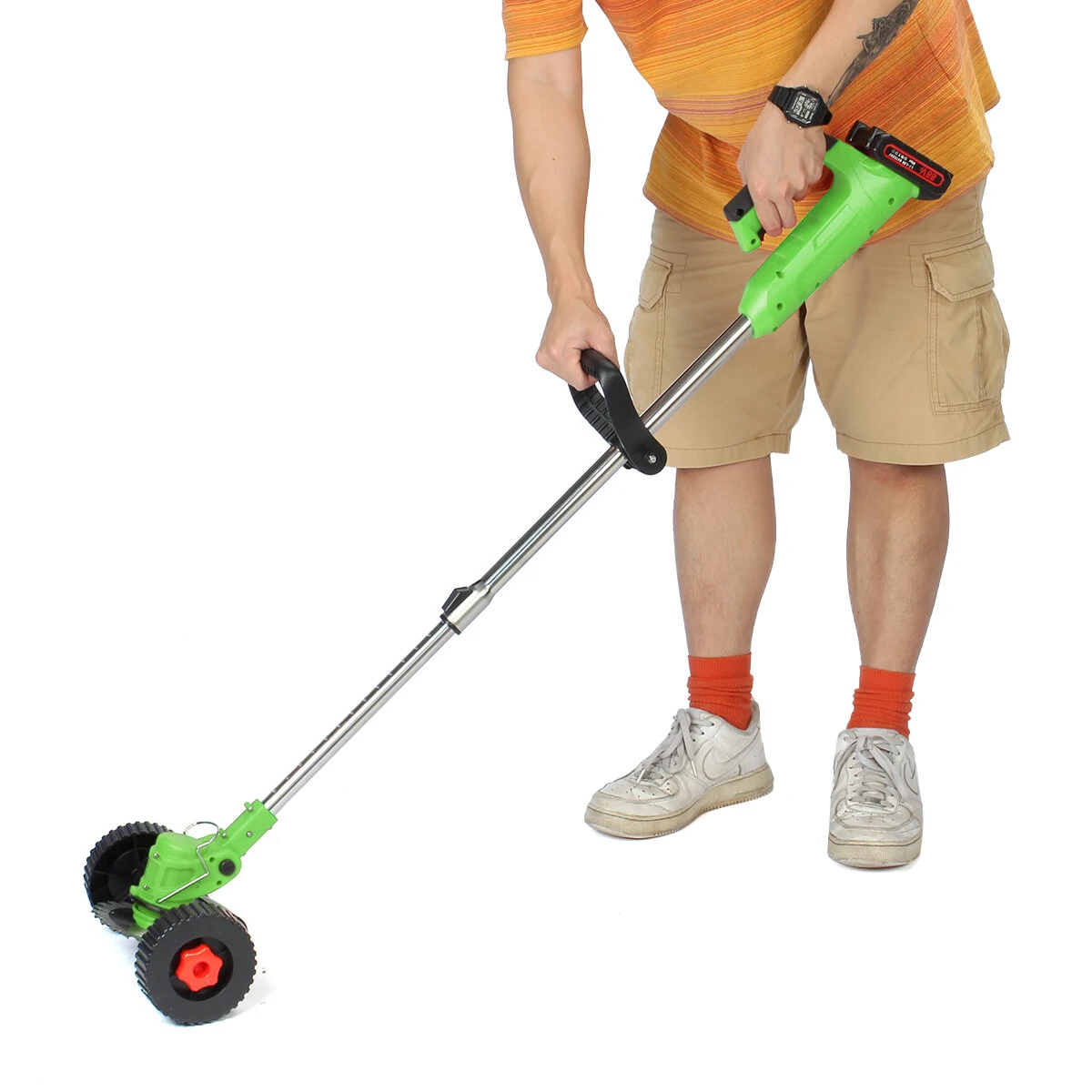 1500W Cordless Electric Grass Trimmer & Weed Eater - Lawn Mower w/ Battery - Image 4