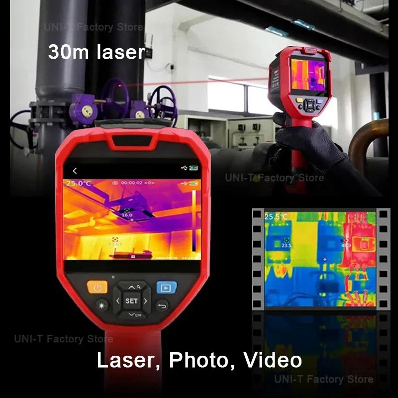 UNI-T UTi260V Thermal Camera | 256x192 IR & 5MP Visible -20°C to 550°C - Image 3
