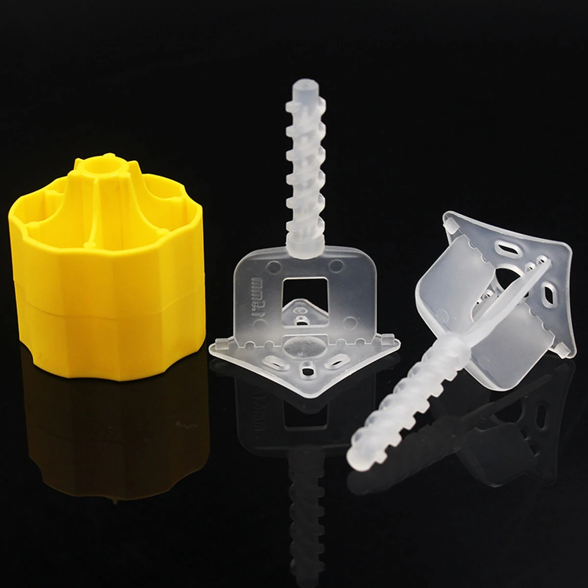 100Pcs Reusable Tile Leveling System - Spacers & Caps for Wall & Floor Tiling - Image 2