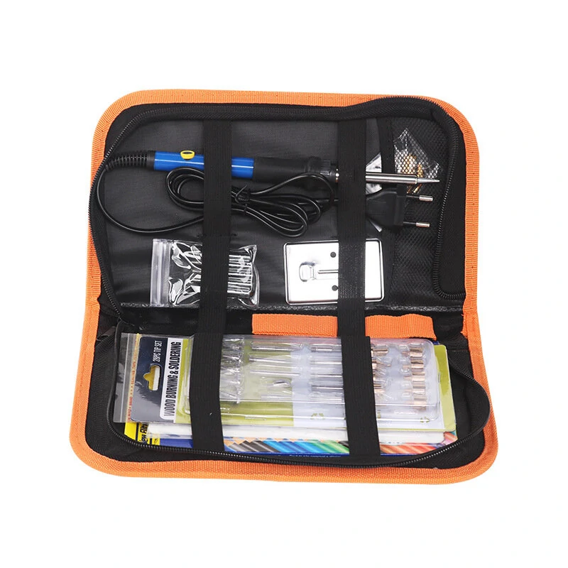 Adjustable Temperature Electric Soldering Iron - 71 Pcs Wood Burning Kit | Pyrography Pen - Image 2