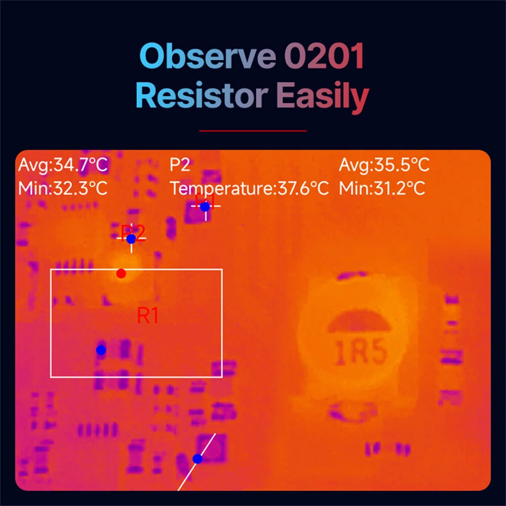 INFIRAY P2 Pro Thermal Camera | Mobile Phone Infrared Imager for PCB & Heating - Image 5
