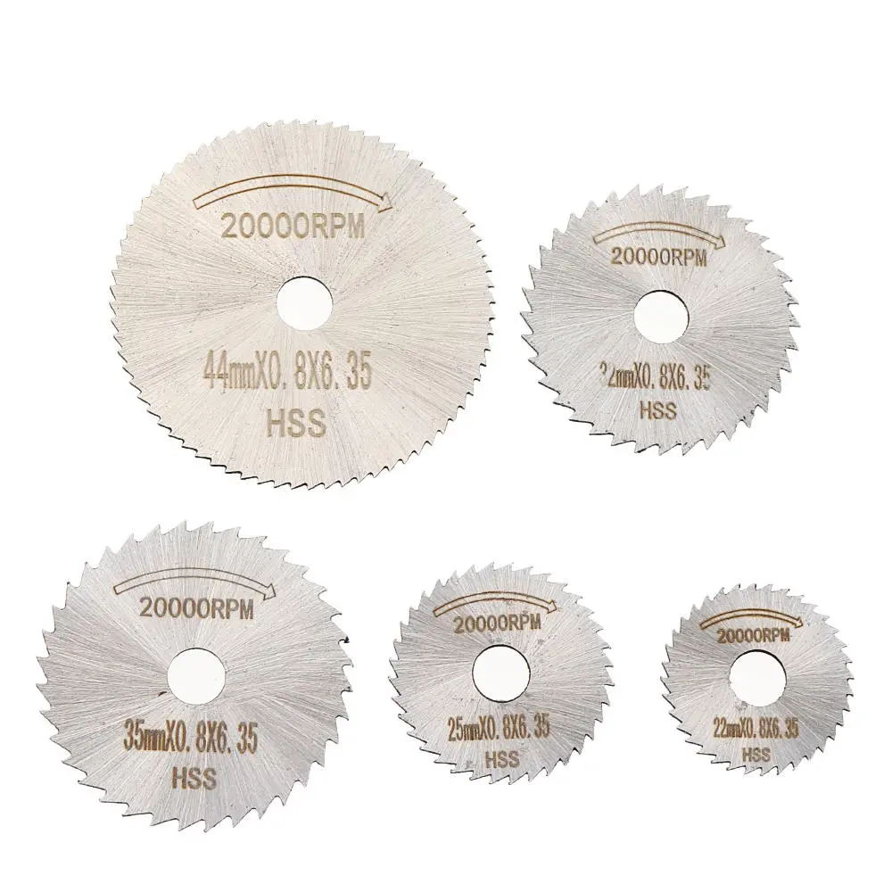 Drillpro 6pcs HSS Circular Saw Blade Set | 3.2mm & 6mm Shank for Rotary Tools - Image 4