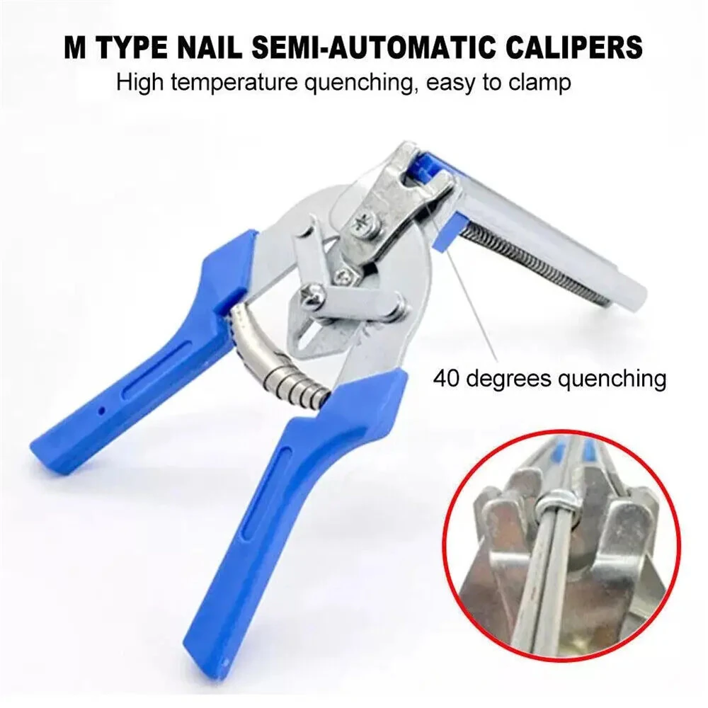 Type M Nail Pliers - Steel & Plastic Soft Grip Handle for Wire Fencing & Repair - Image 4