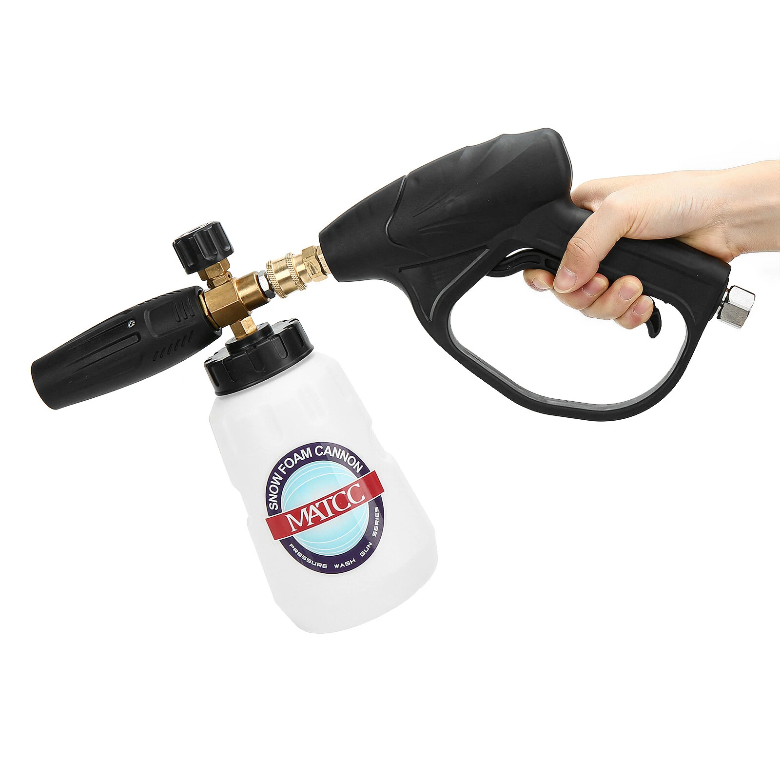MATCC 1L Foam Lance & Soap Kit | Car Wash Snow Foam Sprayer for Pressure Washer - Image 2