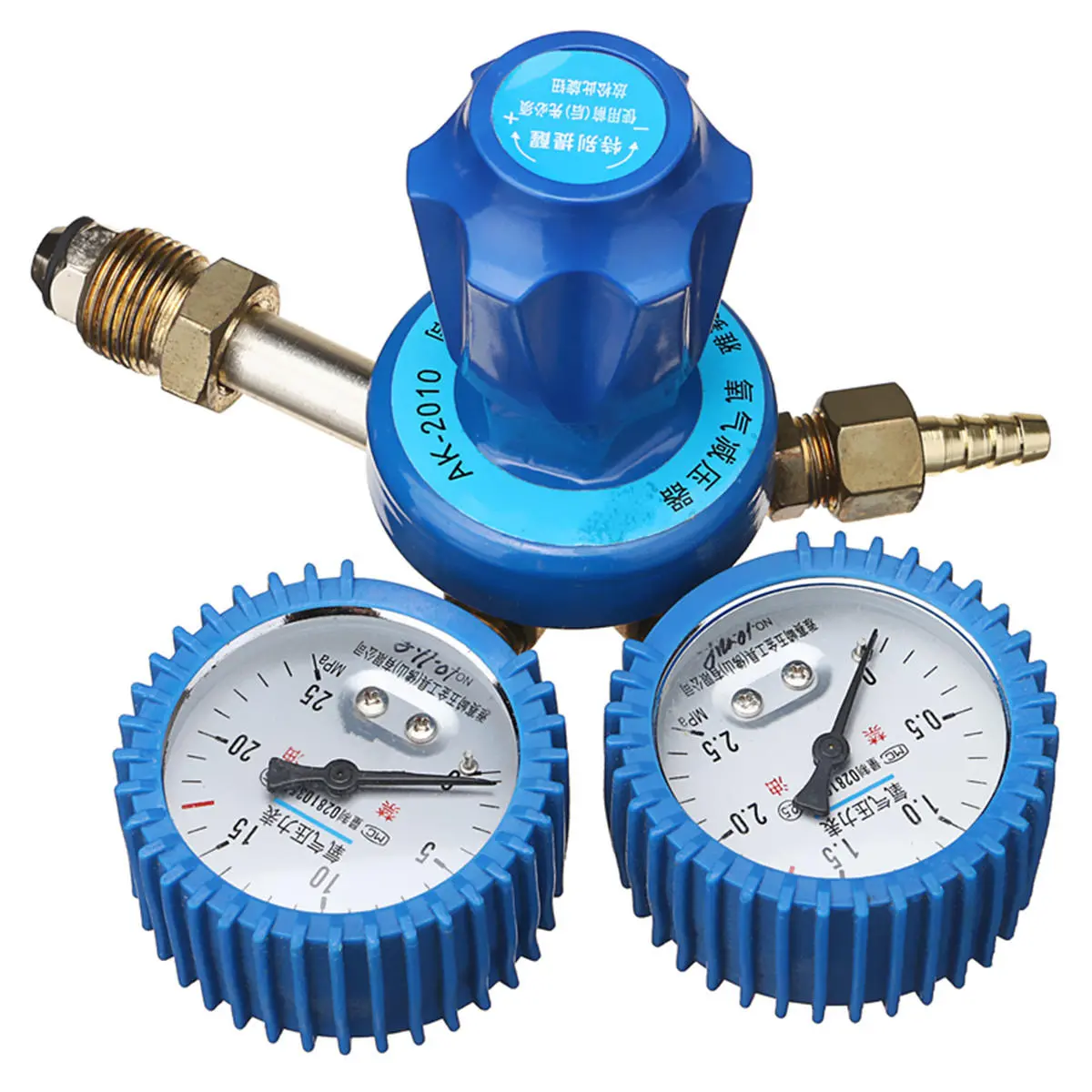 Dual Gauge Argon Regulator - Oxygen Reducer - Stainless Steel 5/8 BSP - Image 4