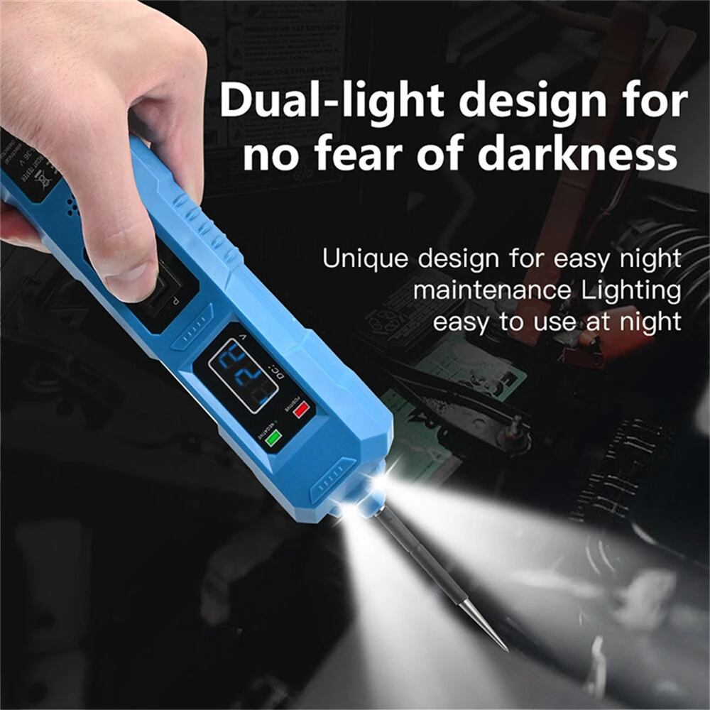Automotive Circuit Tester 12V/24V DC | 7-36V 4.5M Wire | Short Circuit Protection - Image 3