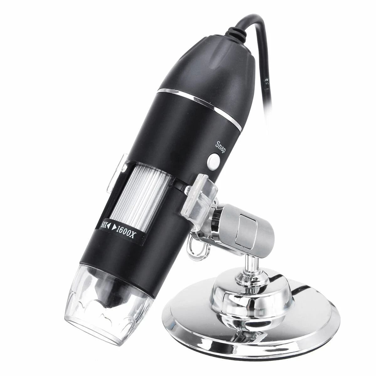 USB-C Digital Microscope 1000X - 3-in-1 Magnifier Camera with 8 LED Stand for Android - Image 2