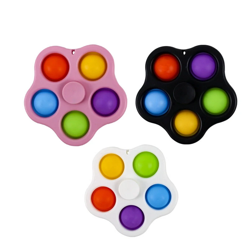 Adult Hand Spinner Fidget Toy | Anti-Anxiety Stress Relief Keychain Gadget - Image 3