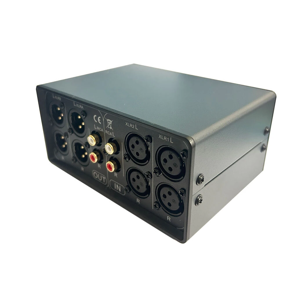 X13A Passive Stereo Selector Switch | 3 IN 3 OUT Balanced to Unbalanced Audio Converter - Image 2