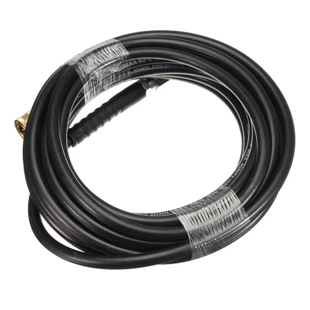 20M 5800PSI High Pressure Washer Hose 3/8 Quick Connect Adapter - Image 3