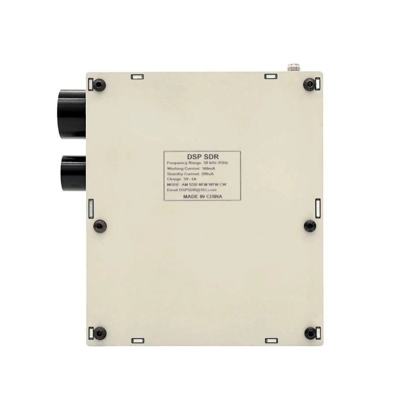 Malahit DSP SDR Receiver V1.10B | 50KHz-2GHz | Metal Case + Battery + Speaker - Image 3