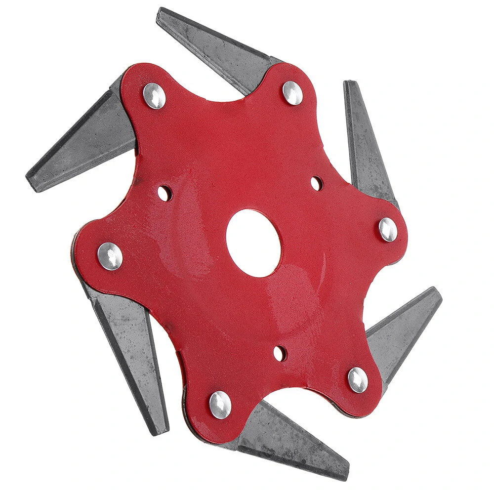 Upgrade Trimmer Head - 6 Teeth 65Mn Blade with Nut for Lawnmower - Image 5