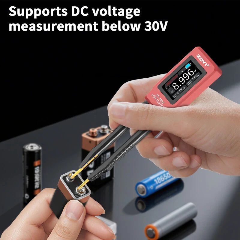ZOYI ZT-MD2 LCR Meter - Capacitor Resistor Inductor Tester | OLED Display | Portable - Image 5