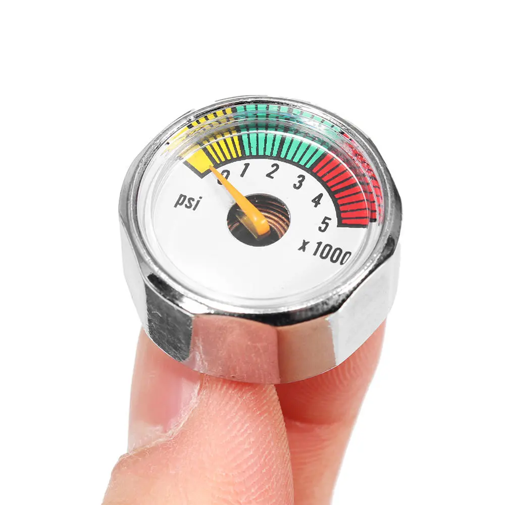 Alloy 5000 PSI CO2 Tank Pressure Gauge - 1/8 NPT Threads | Micro Air - Image 5