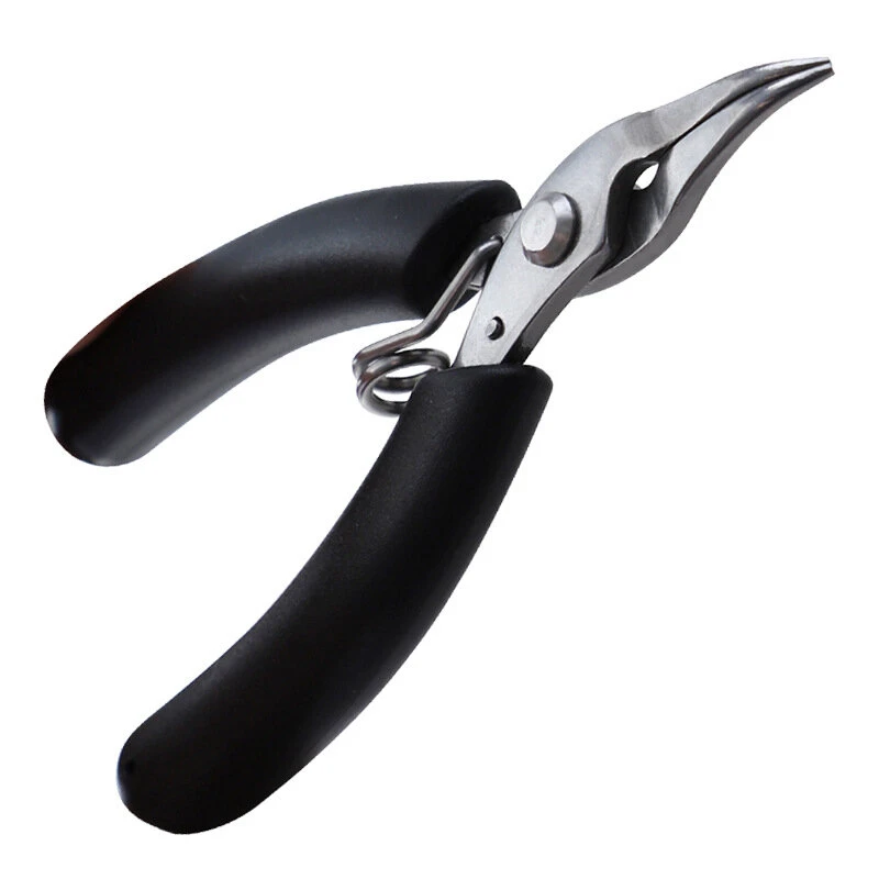 Klein Tools 4-Inch Mini Pliers - Needle, Flat & Curved Nose - Stainless Steel - Image 3