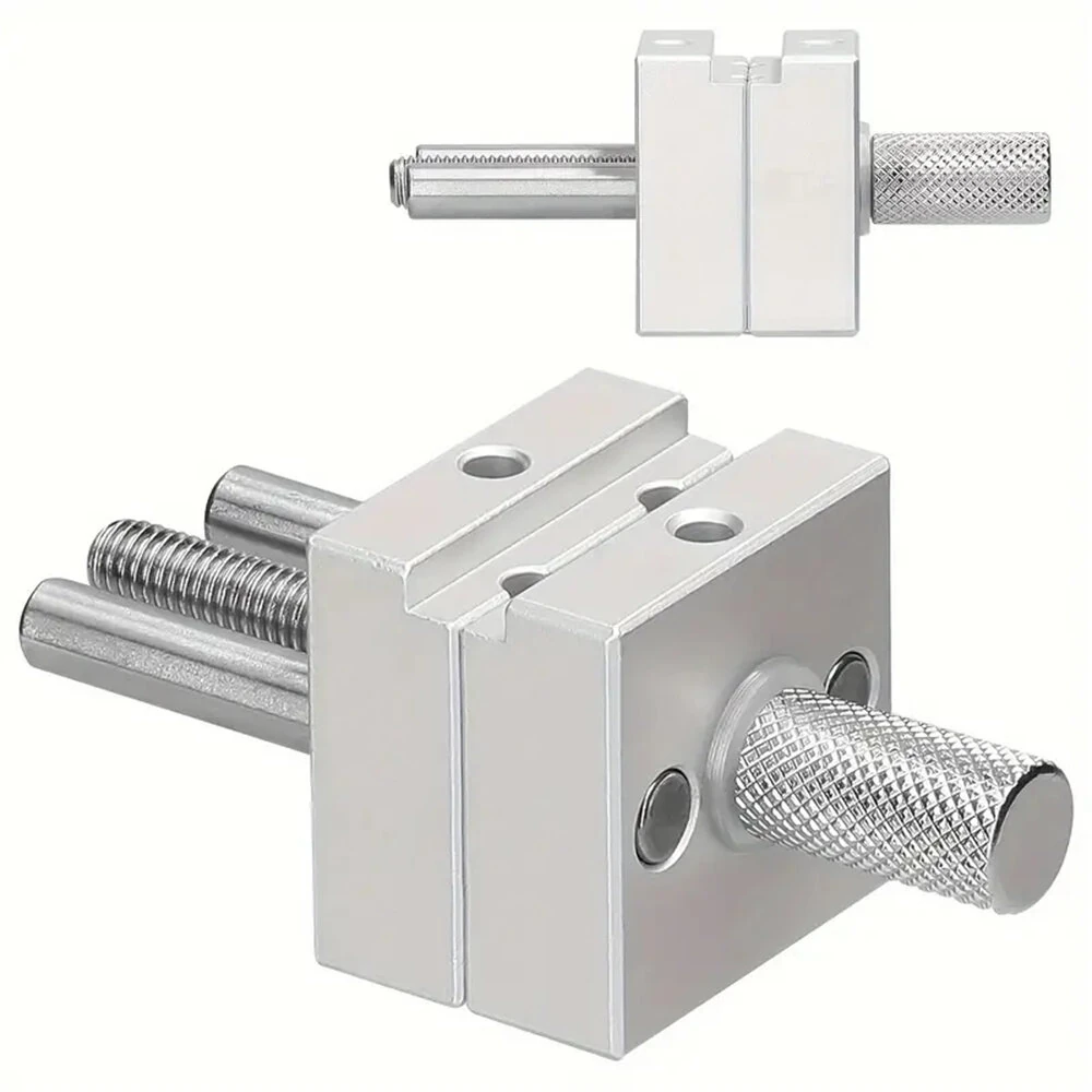 Adjustable Aluminum Alloy Mini Bench Vise - Multi-Function Clamp for DIY & Model Making - Image 3