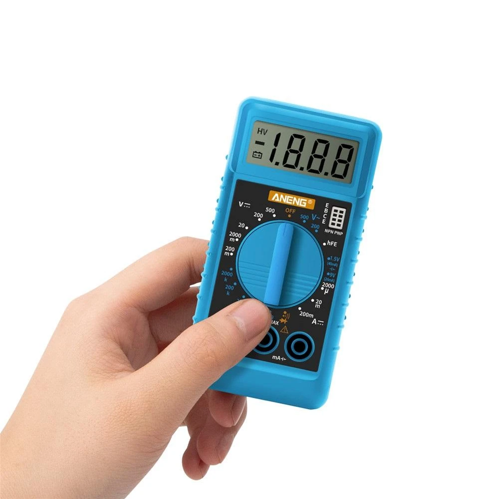ANENG DT812 Mini Digital Multimeter | AC/DC Voltage Current Tester | Pocket-Sized with Overload Protection - Image 3