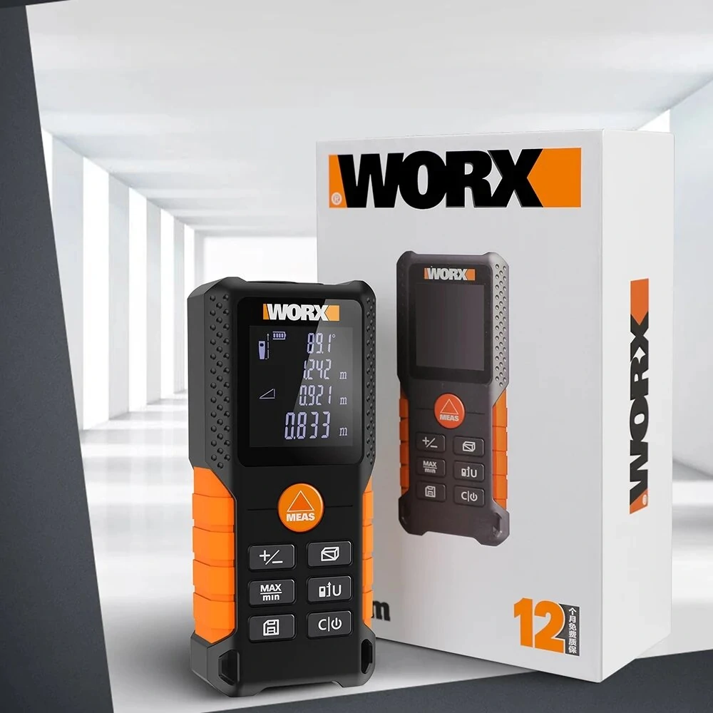 WORX WX087 40M Laser Distance Meter | Digital Rangefinder & Measuring Tool - Image 5