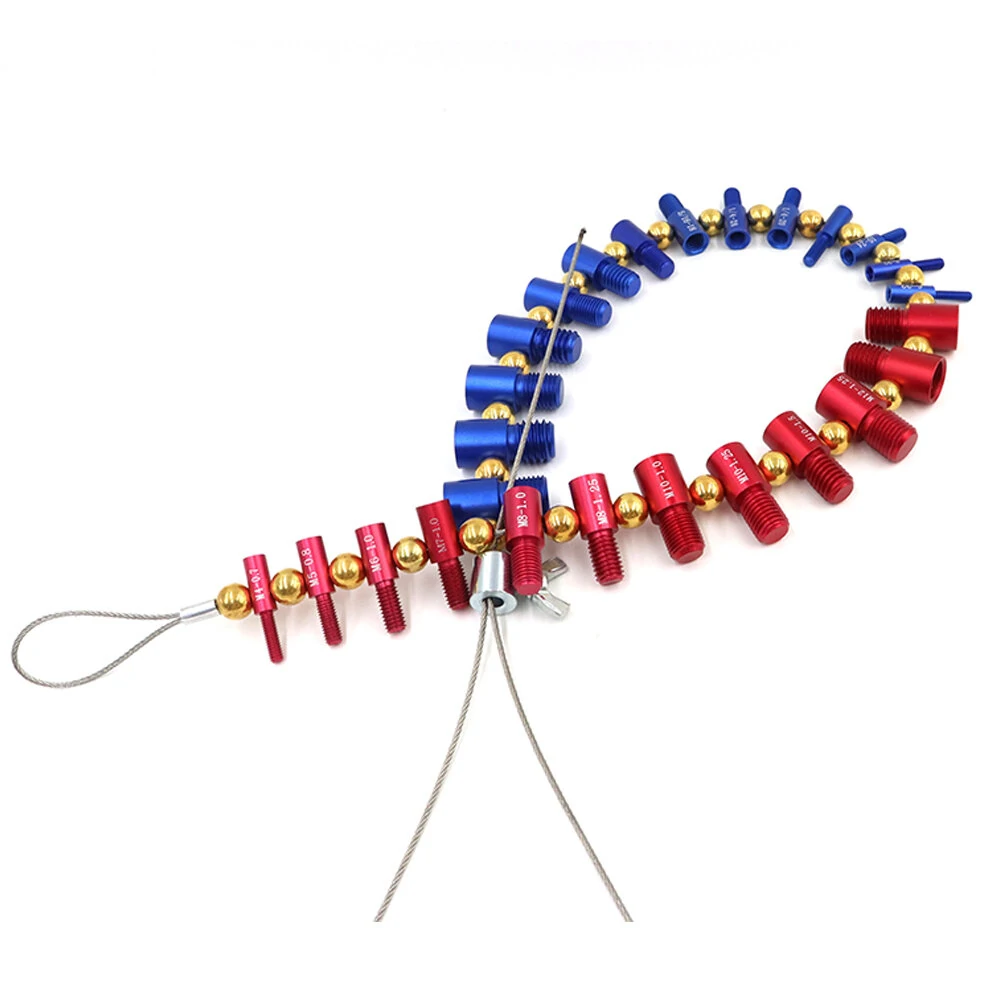 26PCS Nut & Bolt Thread Checker | Detachable Size Gauge for Bolts & Threaded Holes - Image 2