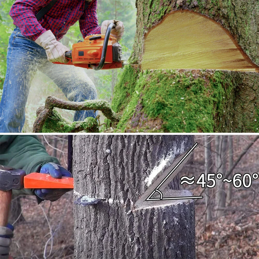 3Pcs Plastic Felling Wedges - Wear Resistant Chainsaw Wedges for Tree Cutting - Image 4