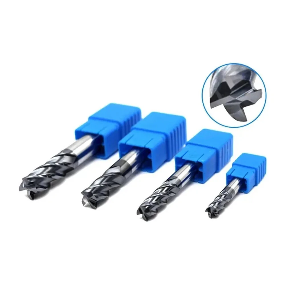 HRC50 4-Flute Carbide End Mill | CNC Router Bit for High Precision Metal - Image 4