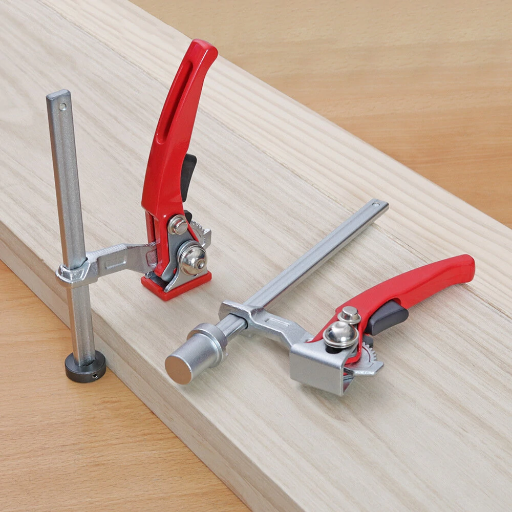 ENJOYWOOD MFT Table Bench Clamp - Quick Ratchet Hold Down Clip for 16mm 19mm 20mm 28mm Dog Holes - Image 2