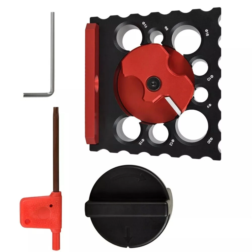 Carbide Dowel Maker Jig - 8 Hole High Speed Cutter Plate for Wood Rod Milling - Image 4
