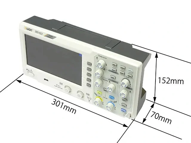 OWON SDS1202 Oscilloscope | 200MHz 1GS/s | 7-inch LCD USB | Lab Analysis - Image 5