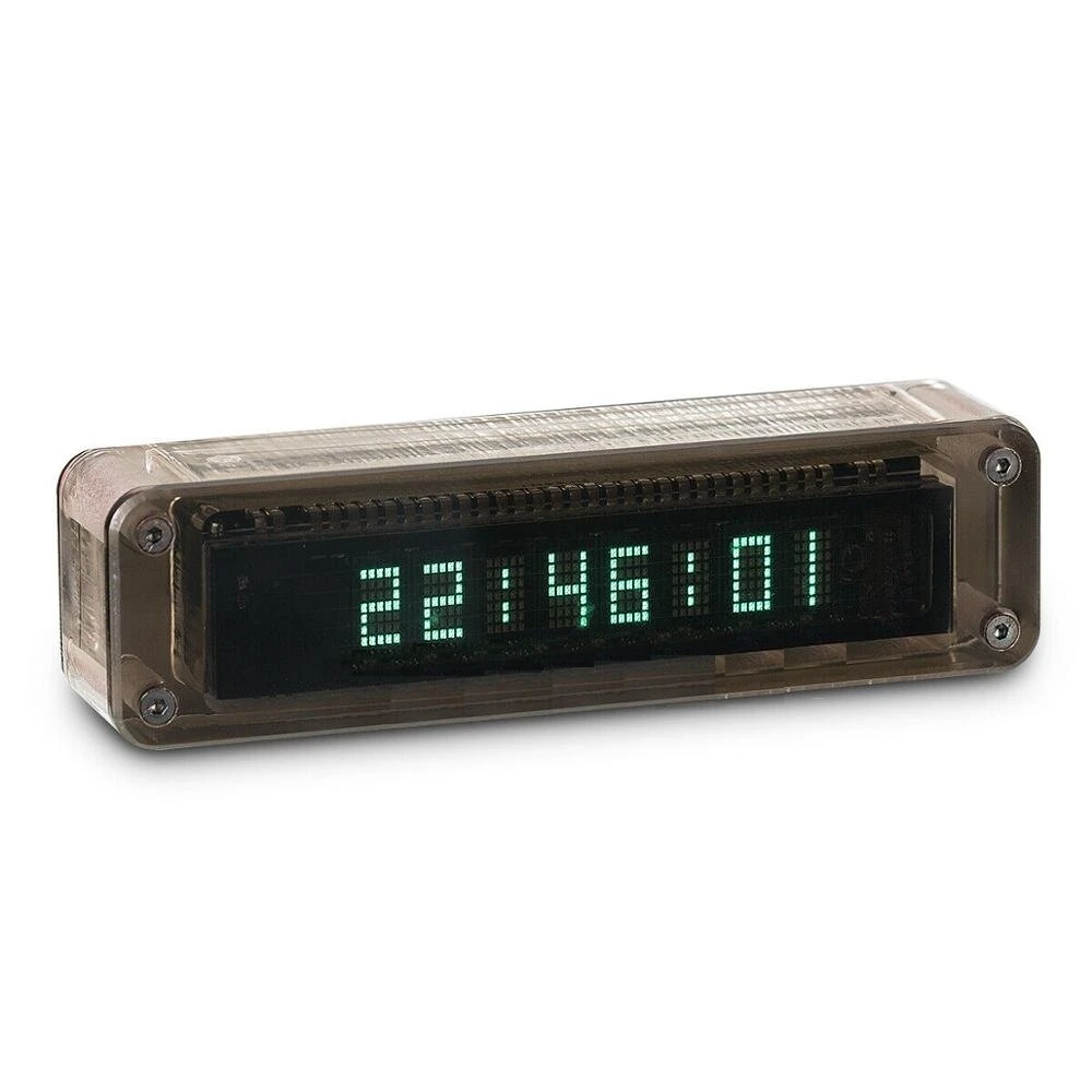 Mini VFD Clock - Retro Vacuum Fluorescent Display for Desk or Car - Image 2